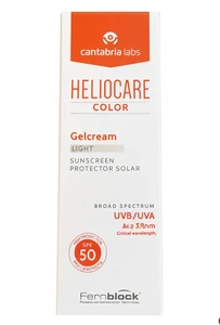 Heliocare Color Gelcream Light SPF 50 Sonnenschutz Gesicht getönt 50ml - Bild 1 von 2