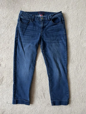 CAPRI/JEANS RECORTADOS - ELLE - Denim - Azul oscuro - Talla 6 Foto 1 de 4