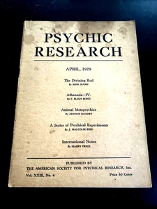 PSYCHIC RESEARCH April 1929 Vol. XXIII No. 4 - Very Rare Paranormal Magazine - Picture 1 of 22