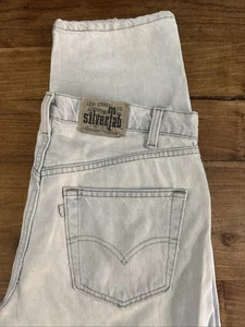 Vintage Levi's Silvertab Even More Relaxed Light Denim Blue Jeans Herren 34x34 Y2K - Bild 1 von 12