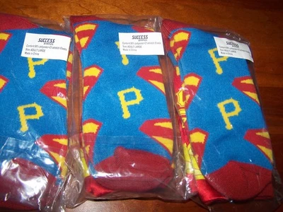 3PR Pittsburgh Pirates Superman O’Neil  Cruz Socks  SGA 6-22-25  NEW Unopened - Image 1 of 2