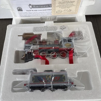 Bachman Hawthorne Village 2 Tren Loco Tender Guerra Civil Confederado 14821 Foto 1 de 4