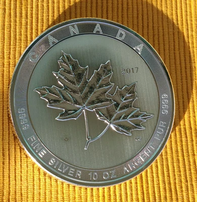 Maple Leaf 10 OZ Canada Silbermünze 311,035 Gramm  - Bild 1 von 4
