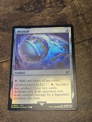 FOIL C 0254 Blitzball FFX Artifact Common Final Fantasy NM Card MTG FIN - Image 1 of 2
