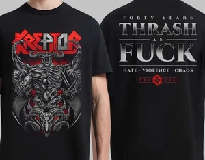Kreator Demonic Summer Tour 2025 Merch Forty Years Thrash As Fck T-Shirt - Bild 1 von 1