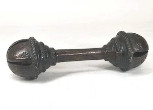 Rare Antique brass Double rattle bell Early Original VTG - Picture 1 of 6