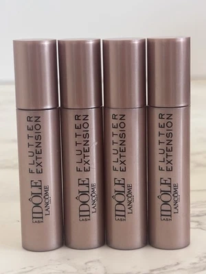 4x Lancome Lash Idole Flutter Extension Mascara Deluxe Sample, 01 True Black 2ml - Image 1 of 2