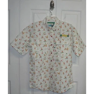 Magellan Outdoors Men's Laguna Madre Print Short Sleeve Fishing Shirt XS $30 - Picture 1 of 4