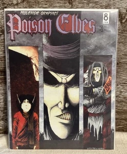 Poison Elves Comic Book #8 Mulehide Graphics Drew Hayes 1993 Lusiphur - Picture 1 of 5