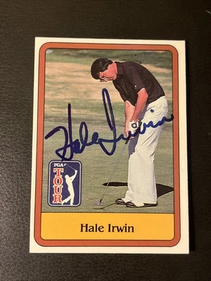 Autógrafo Hale Irwin 1981 Donruss #38 Foto 1 de 2