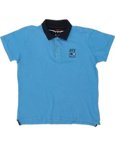 AVIREX Mens Polo Shirt XL Blue CH06 - Picture 1 of 3