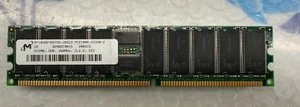 MICRON ECC REG MT18VDDT6472G-265C3 Ram Memory 512MB PC2100R DDR-266 - Picture 1 of 2
