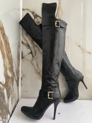 Botas altas Cesare Paciotti para mujer hechas en Italia tacones muy sexy talla 37 Foto 1 de 4