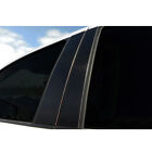 6X Matte Black Door Pillar Post Cover Trim For Hyundai Azera/Grandeur 2006-2011
