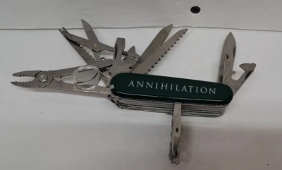 Victorinox 91 mm annihilation  Swiss Army Multi-Tool,  Pocket Knife, green 8 lyr - Image 1 of 4