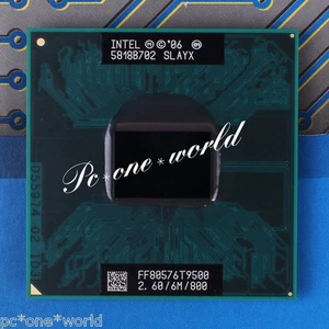 100% OK SLAYX Intel Core 2 Duo T9500 2.6 GHz Dual-Core Laptop Processor CPU - Picture 1 of 1
