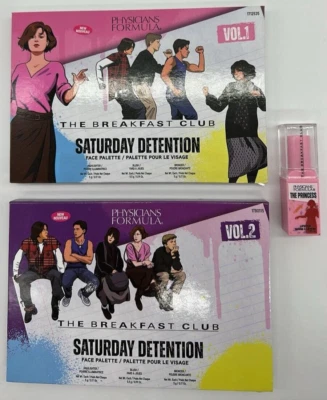 3 PC Physicians Formula X Breakfast Club Set ~ Sat Detention Vol 1 & 2 + Lip - Image 1 of 4