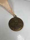 VINTAGE Horse Show Medal 1984 World Championship Palomino Equestrian Decor MCM