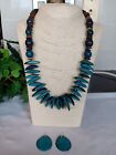 Set Of Tagua Nut, Pambil Seed Coconut Shells Necklace, Earrings Made In  Ecuador