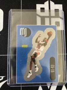 1998-99 Upper Deck MJ Sticker Collection Red Back Michael Jordan #SU11 HOF NBA - Bild 1 von 2