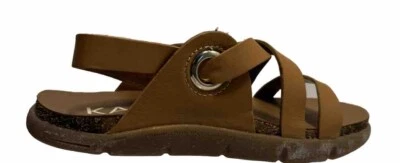 Kalso DALYLA Negative Heel Earth Sandal Danish Womans Sustain Size 9 Cognac - Image 1 of 4
