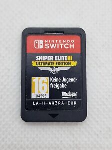 Nintendo SWITCH SNIPER ELITE 3 Ultimate Edition Videospiel Modul