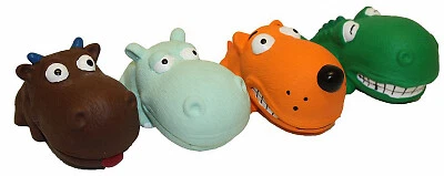 Multipet 61094 3-In. Animal Dog Toy - Quantity 3 - Image 1 of 2