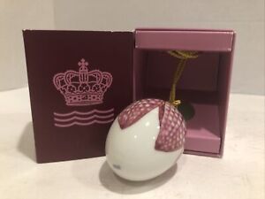 Royal Copenhagen Fritillary Petals Easter Egg Ornament