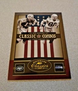 2005 Donruss Classics  Classic Combos #CC-11 Don Maynard Steve Largent /100
