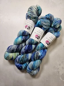 Sw Merino Einzeln, Griffweise Gewicht, 100g, Northern Himmel - Bild 1 von 8