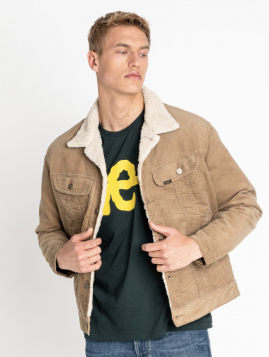 Lee jacket mens Rider sherpa corduroy 