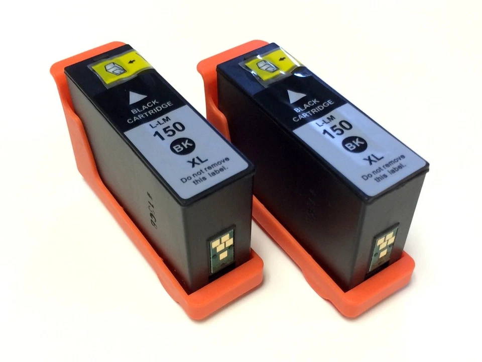 2x High-Yield Black Ink Cartridge For Lexmark 150XL Pro715 Pro915 S315 S415 S515 - Image 1 of 1