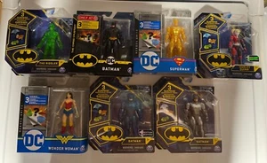 DC Comics Spin Master 4” Action Figures Lot of 7 Chase Batman Riddler Superman - Picture 1 of 1