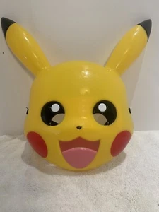 Pikachu Mask Costume Accessory Kids Pokemon Halloween - Picture 1 of 8