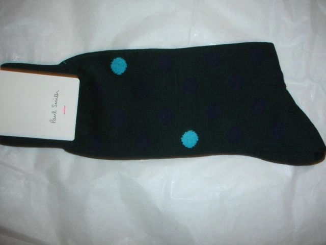 PAUL SMITH CALCETINES LUNARES VERDES PARA HOMBRE NUEVOS CON ETIQUETAS  Foto 1 de 1