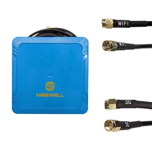 Cellular 5G 4G LTE Antenna 2X2 MIMO & WiFi 7 2x2 MIMO Aerial Omni Outdoor M2MIoT - Photo 1/13