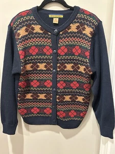 Bryn Connelly Long Sleeve 1990’s Vintage Cardigan Size Small Acrylic - Bild 1 von 5