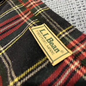 L.L. BEAN 1970’s 70s Vintage Scottish plaid Wool  Pleated Wrap Skirt Med- Large - Picture 1 of 8