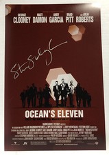 STEVEN SODERBERGH signed 12X18 photo OCEAN'S ELEVEN POSTER