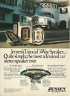 1976 Jensen Car Stereo Triaxial Radio vintage print ad 70's advertisement