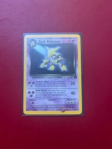 Dark Alakazam Team Rocket Holofoil LP English - Picture 1 of 1