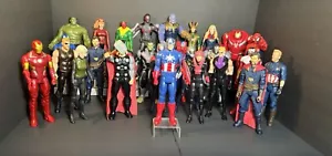 HUGE Marvel 12" Action Figures Captain, Ironman, Thor, Hulk, Spiderman 26+ - Picture 1 of 17