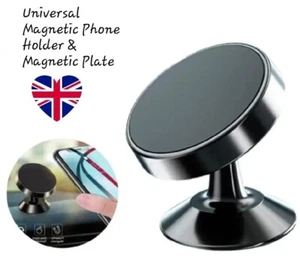 Universal Magnetic Mobile Phone Holder, Rotate 360°. Comes with a Magnetic Plate - Picture 1 of 6