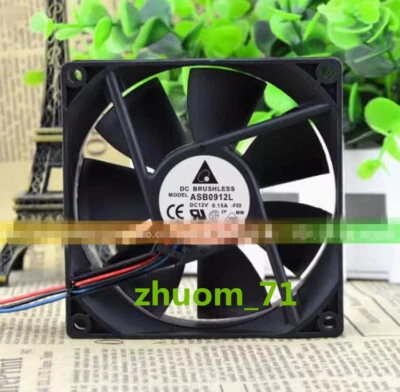 1PC   ASB0912L-F00 12V 0.15A 9025 9CM Server cooling fan - Image 1 of 3