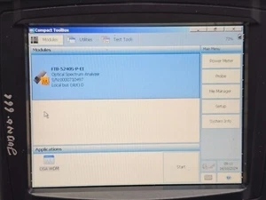 EXFO FTB-200 V2 Mainframe + FTB-5240S-P OSA INB (in-band OSNR) & ADV Options - Picture 1 of 17