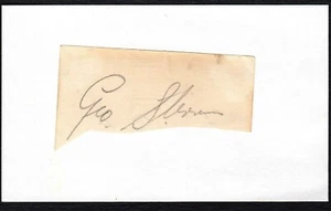 George Stirnweiss (d. '58) player signed cut signature on 3x5 card YANKEES - Picture 1 of 1