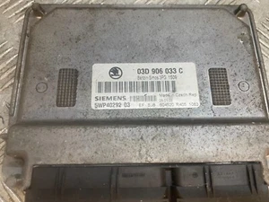 SKODA FABIA 2006 1.2 CLASSIC MK1 5DR ENGINE CONTROL UNIT ECU 03D906033C - Picture 1 of 2