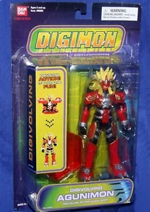 DIGIMON Digivolving Agunimon digivolves to Fire-Human Spirit Factory Sealed 2004 - Picture 1 of 1