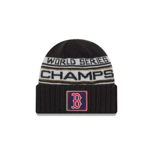 Sombrero tejido vestuario armario de los Medias Rojas de Boston New Era Serie Mundial Campeones - Imagen 1 de 2