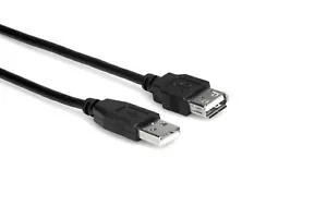 3m USB EXTENSION Cable Lead A Male To Female SHIELDED EXTENTION/Black - Picture 1 of 1